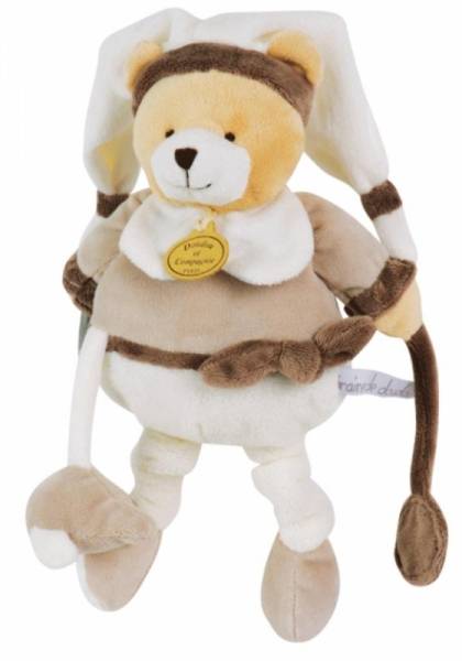 Doudou Et Compagnie Peluche Pantin Activit S Ours Naturel Livraison