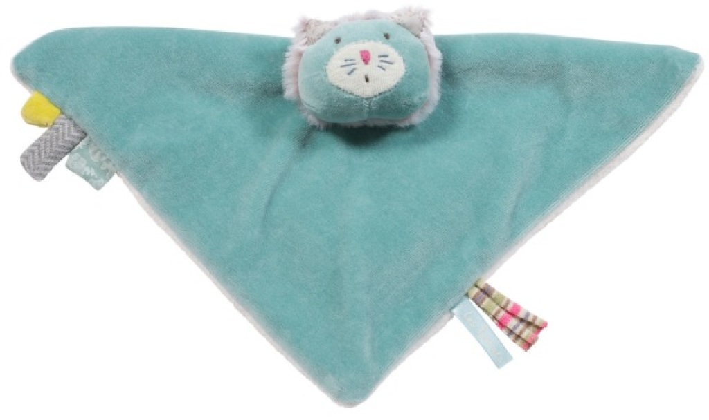 Moulin Roty Doudou Chat Les Pachats Bleu