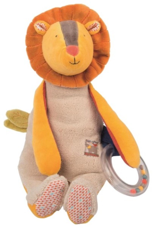 Moulin Roty Peluche activités lion les papoum 36 cm