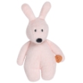 Nattou Peluche Mini Lapin Bonnie Rose Pâle Hochet - 20 cm