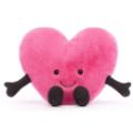 Jellycat Peluche Coeur Rose Amuseable Large