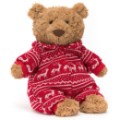 Jellycat Peluche Ours Bartholomew Pyjama Hivers