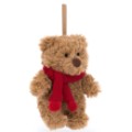 Jellycat Peluche Ours Bartholomew Noël à Suspendre