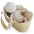 Doudou et Compagnie Doudou Poupon avec Couffin Gris