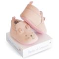 Doudou et Compagnie Chaussons Bébé Rose