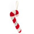 Jellycat Peluche Minni Canne en sucre à suspendre Festive Folly