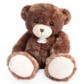 Histoire d Ours Peluche Ours Bellydou Marron 60 cm