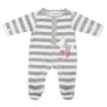 Pyjama Rayé Gris Victor - 3 mois