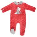 Pyjama Rouge Victoria - 3 mois