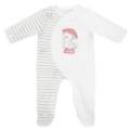 Pyjama Blanc Gris Victoria - 3 mois