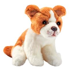 Peluche chien boxer assis 30 cm  Peluches et doudous sur