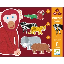 6 Puzzles 3 ans Honoré et ses amis - Djeco - 15,70€