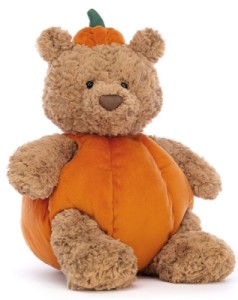 Peluche Ours Bartholomew Citrouille Halloween