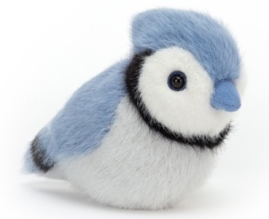 Peluche Oiseau Geai Bleu Birdling