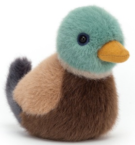 Peluche Oiseau Canard Colvert Birdling