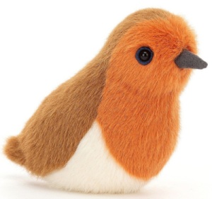 Peluche Oiseau Rouge Gorge Robin Birdling