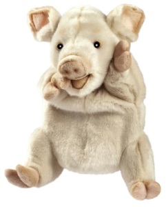 Peluche Marionnette Cochon