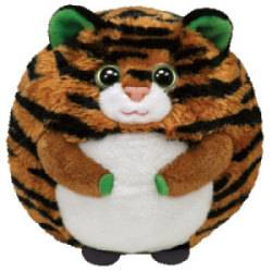 Peluchette Boule Tigre Monaco Beanie Ballz- 10 cm