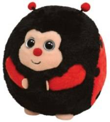 Peluchette Boule Coccinelle Dots Beanie Ballz - 10 cm