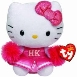 Peluchette Hello Kitty Cheerleader Beanie Babies - 15 cm