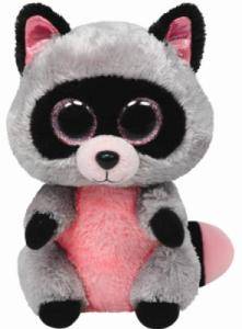 Peluchette Raton Laveur Rocco Beanie Boo's - 15 cm