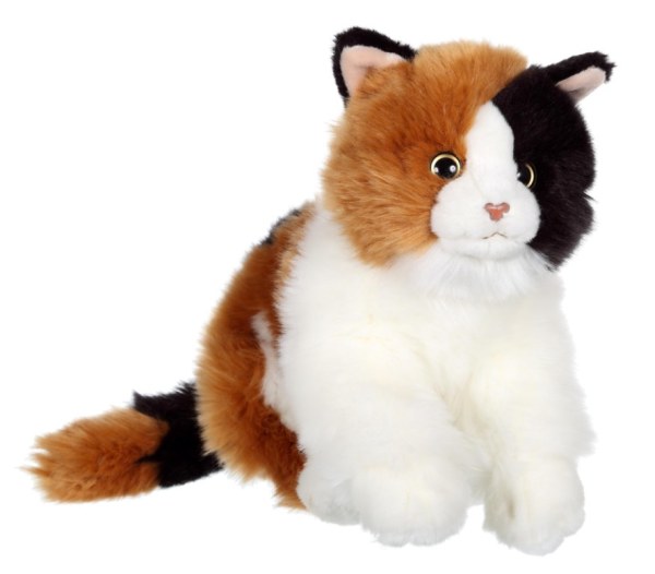 Peluche chat tricolore on sale