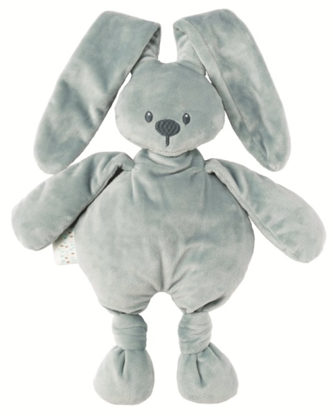 Nattou Peluche Lapin Vert de Gris Lapidou