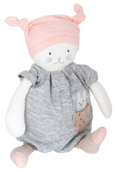 Moulin Roty Peluche Musicale Chat Moon Les Petits Dodos - 28 cm