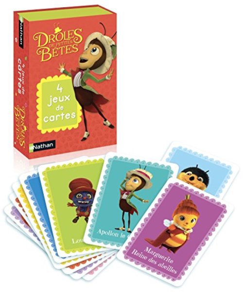 Nathan Jeux Jeu de cartes Drôles de Petites Bêtes