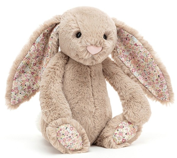 Jellycat Peluche Lapin Beige Bashful Blossom - 31 cm