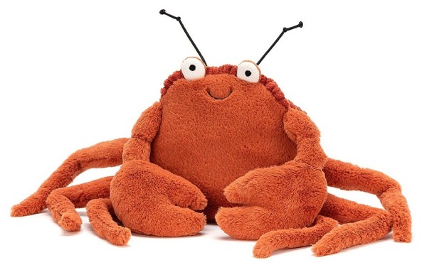 Jellycat Peluche Crabe Crispin - 23 cm