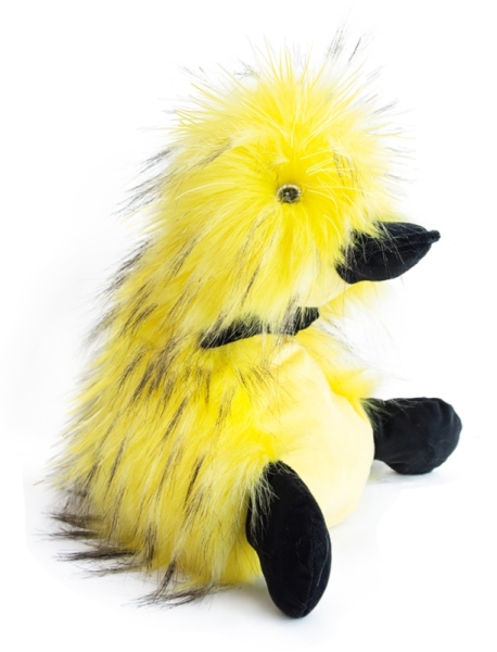 Coin Coin Peluche Coin Coin Punkie Ziggy Jaune - 22 cm