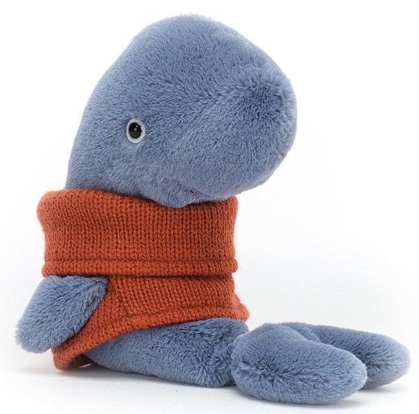 Jellycat Peluche Baleine Cozy Crew - 18 cm