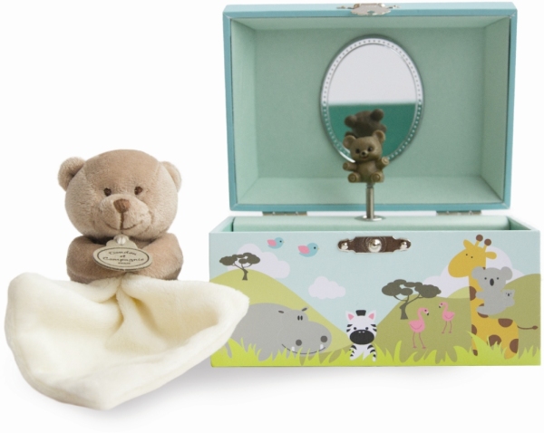 Doudou et Compagnie Coffret Musical Savane avec Doudou