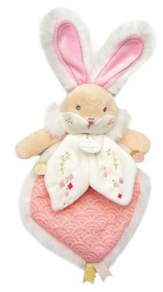 Doudou et Compagnie Doudou Lapin Rose Lapin de Sucre Sans Boite