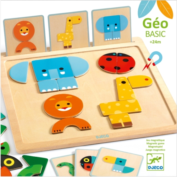 Puzzle aimanté jeu des couleurs - 6 pièces en bois certifié FSC ®