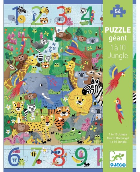 Djeco - Puzzle maxi géant honoré et ses amis, Livraison Gratuite