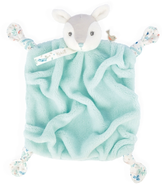 Kaloo Doudou Faon Vert Eau Plume 20 cm