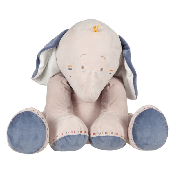 Noukies Grande Peluche Elephant Bao - 80 cm