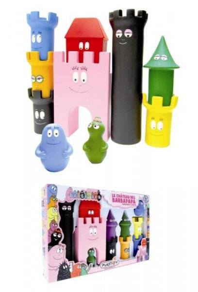 BARBAPAPA: JOUETS DE BAIN COFFRET N°4, plastoy, plast80504