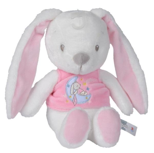 Nicotoy Peluche Lapin Pinkberry - 27 cm