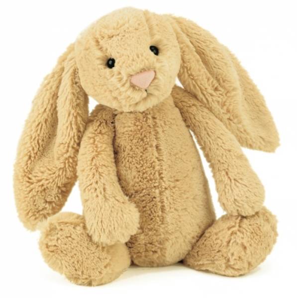 Jellycat Peluche Lapin Médium Bashfuls Miel - 31 cm