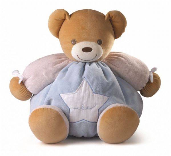 Kaloo Peluche Maxi Patapouf Ours Plume Bleu Cm Livraison Gratuite