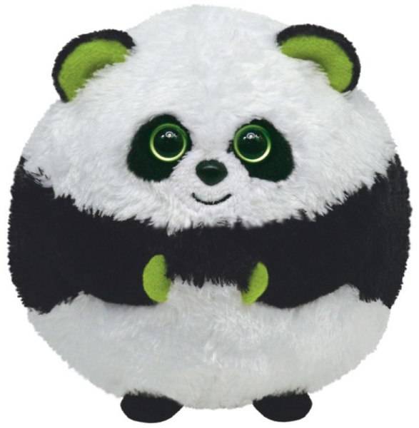 Boule en peluche Panda réversible PLUSHBALL - La Grande Récré