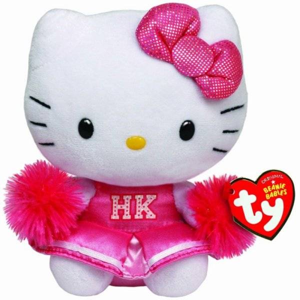 Ty Peluchette Hello Kitty Cheerleader Beanie Babies - 15 cm