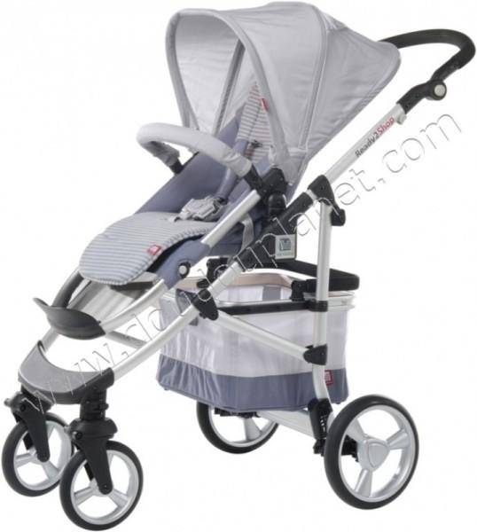Red Castle Poussette Ready2Shop Gris Anthracite Assise et Siège