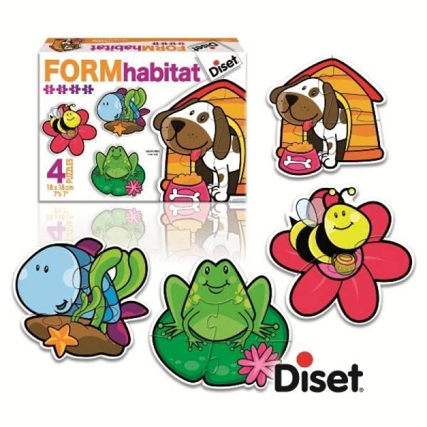 Diset Puzzle Form Animals