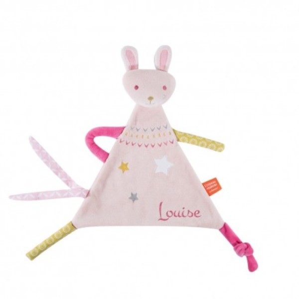 L'Oiseau Bateau Doudou Lapin Rose Z'Anepasperdre