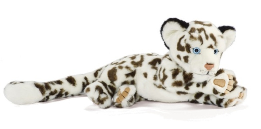 peluche leopard des neiges