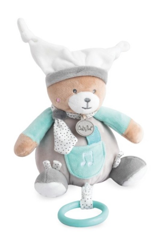 Babynat Peluche Musicale Ours Polochon Doudouplanet Livraison Gratuite 24 48h